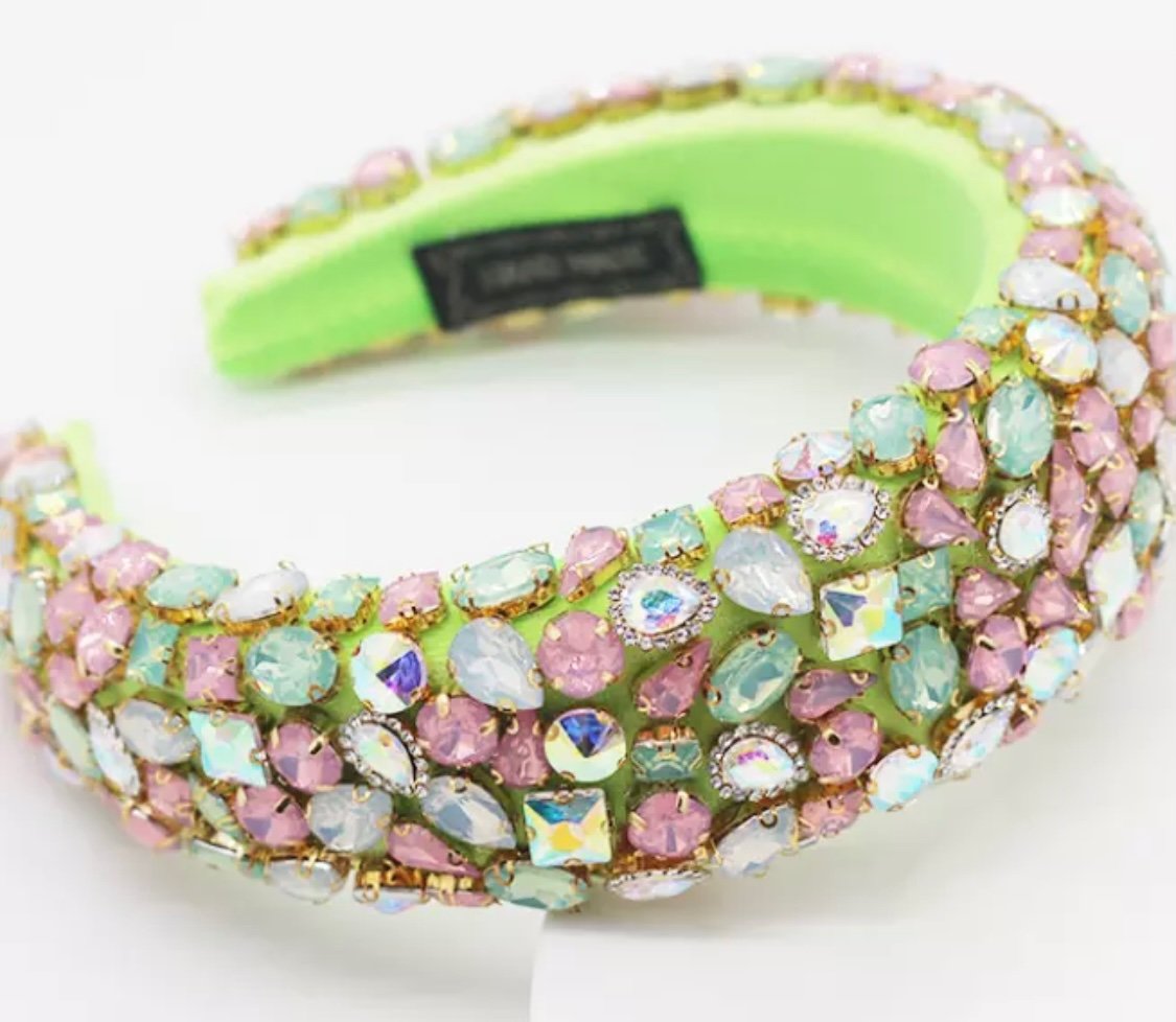 Sisie's Beauty Boutique Colorful Jeweled Headband